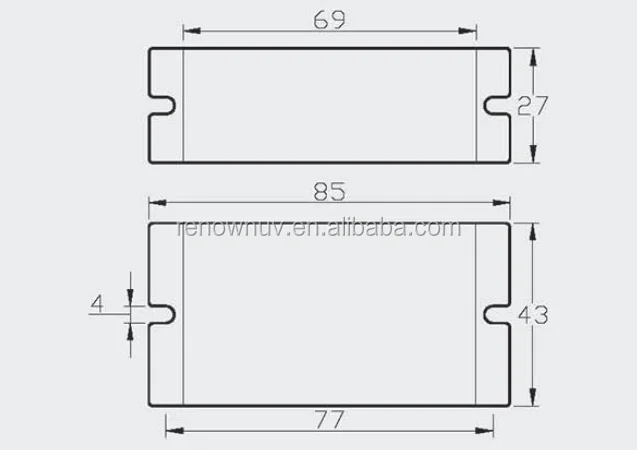 Electronic ballast for UV lamp lighting Hot selling 12VDC power supply UV ballast