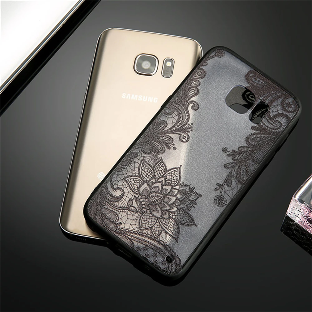 classic lace TPU PC cell phone Case For Samsung Galaxy S10 PLUS