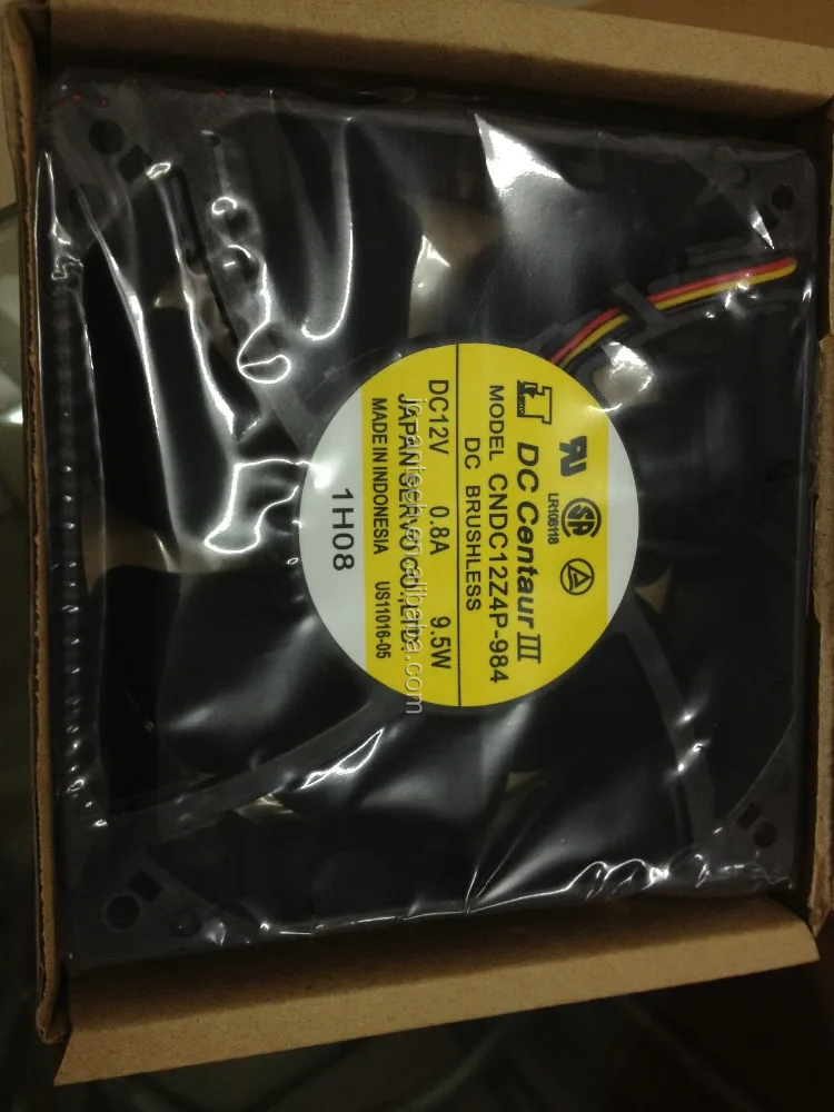 NEW ORIGINAL CNDC12Z4P-984 70-40071-02 SERVO FAN 12V 0.8A 9.5W 120*120*38MM