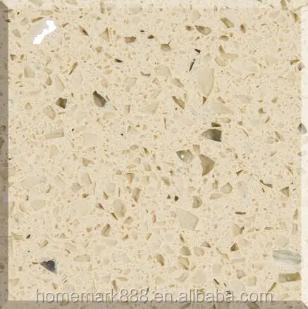 Chinese Beige Color Artificial Quartz Stone for Countertop