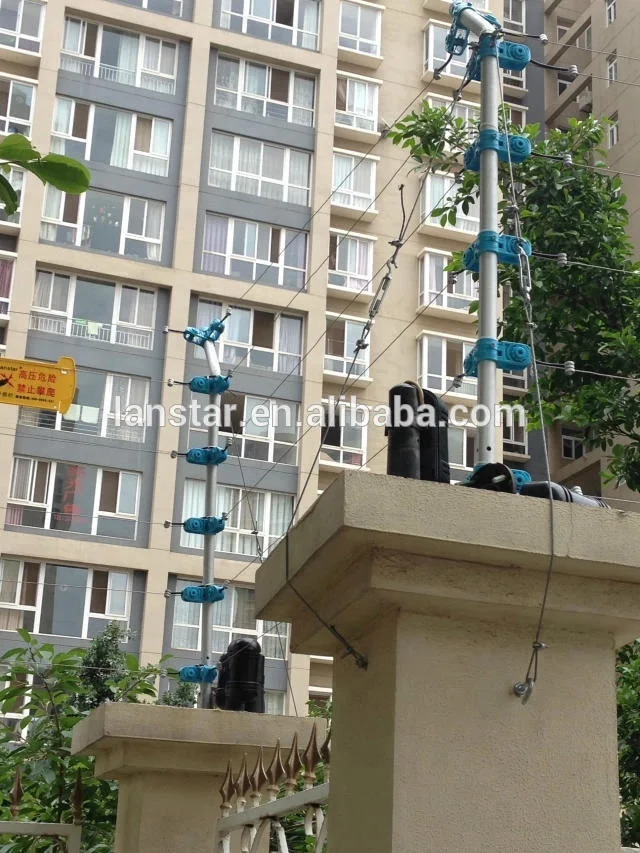 Lanstar Composite Terminal Post Insulator for Electric Fence, LX-FDB