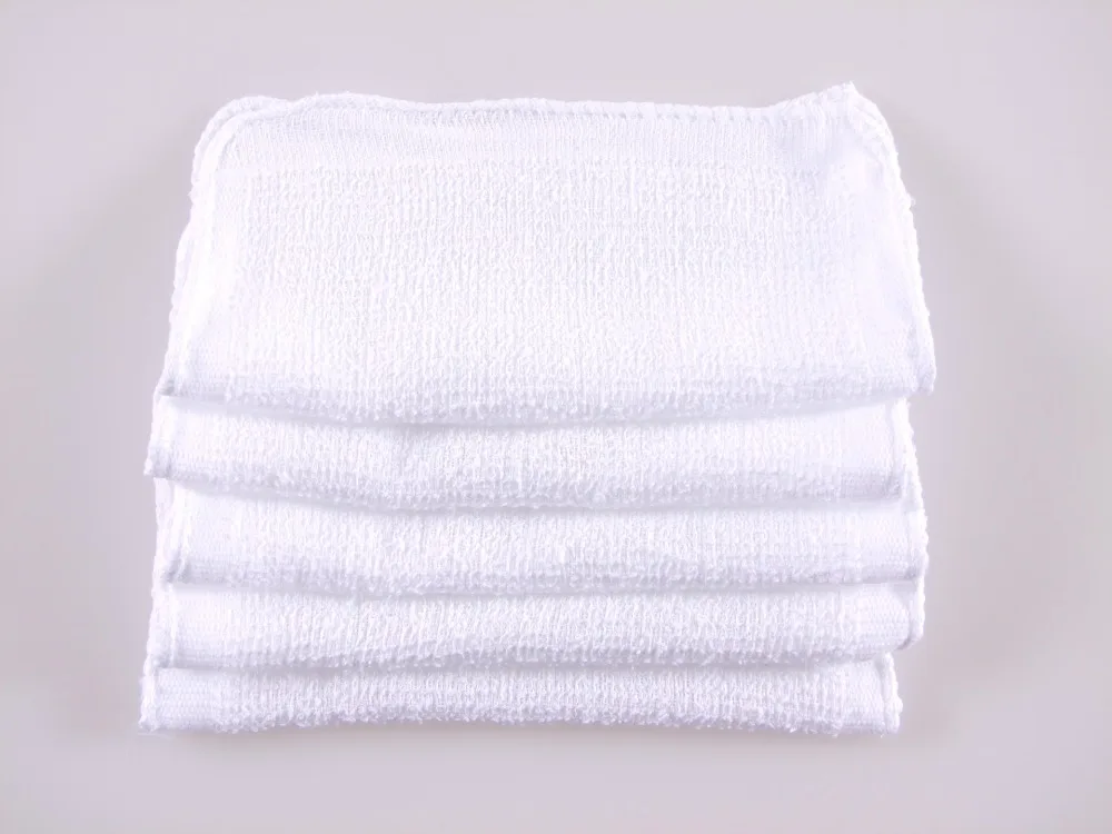 white color cotton aviation towel, airline towel, disposable face cloth