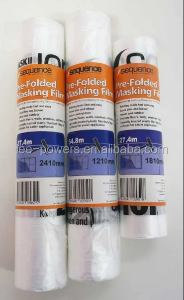 High demand import products pre folded auto paint masking film for car painting paint use