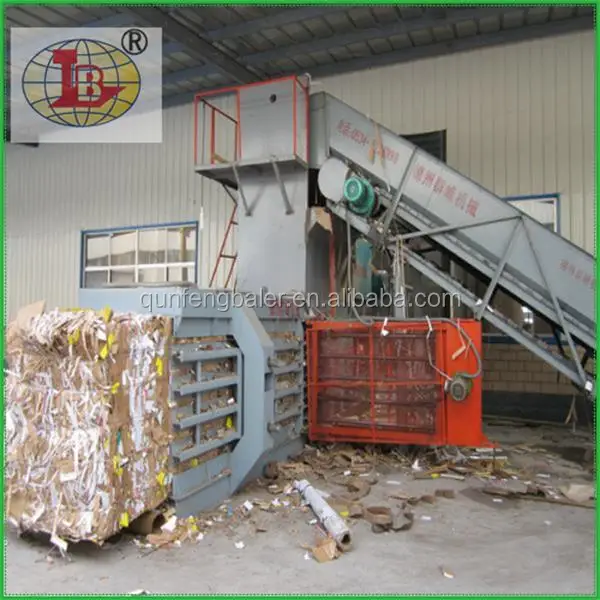 FDY-100T automatic horizontal balers for waste paper/cardboard hydraulic baler machine/horizontal baling press machine