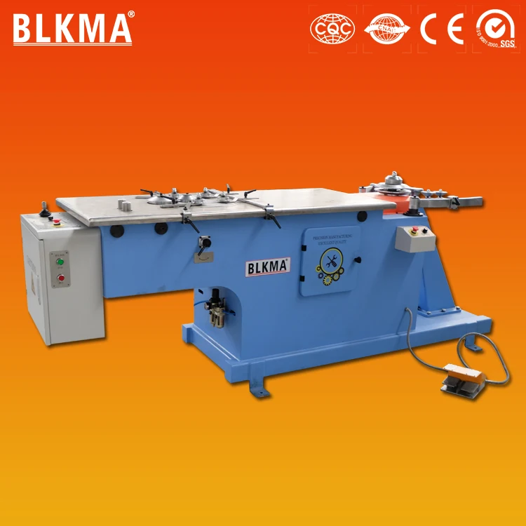 Hydraulic automatic gore locker duct elbow making machine