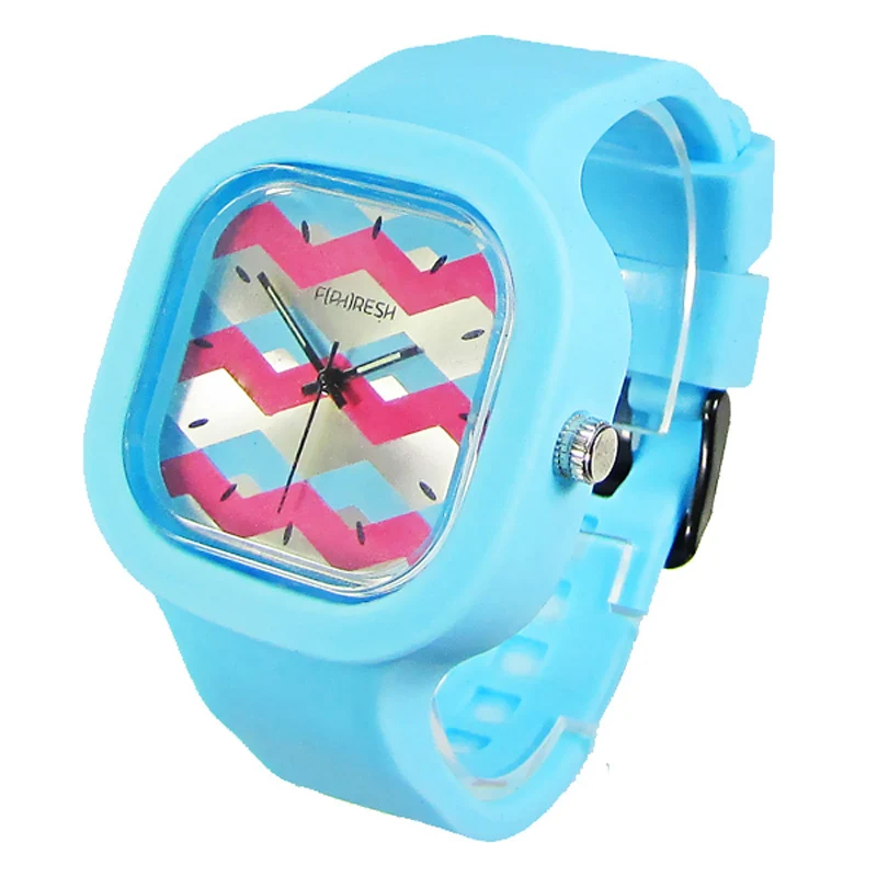 50 Meters waterproof Japan movement and battery top quality silicone interchange strap customized your logo custom watches