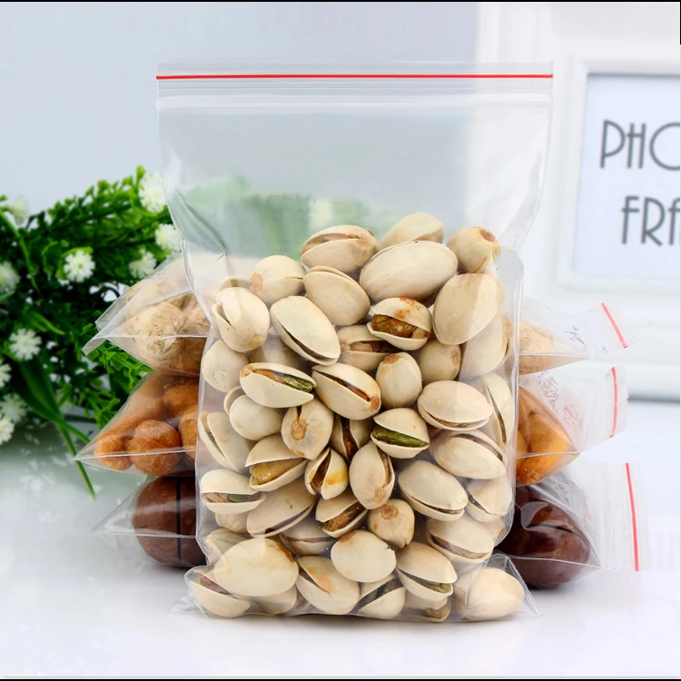 POLYSMARTS Mailing Usage Clear Printed Zipper Bag For Cosmetic, 2018 Alibaba Supplier Custom Poly Bag