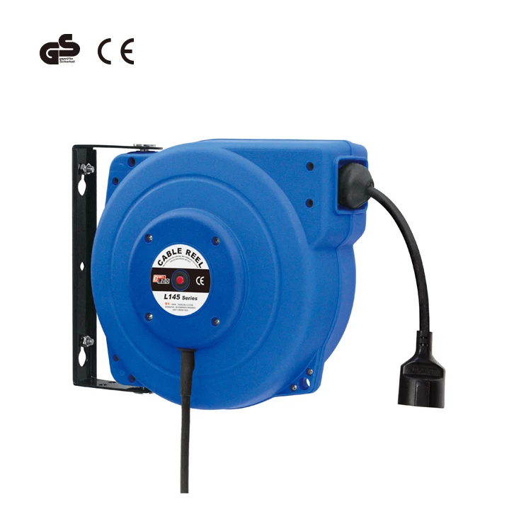 Wall mounted Industrial Retractable  Enclose  Cable Reel