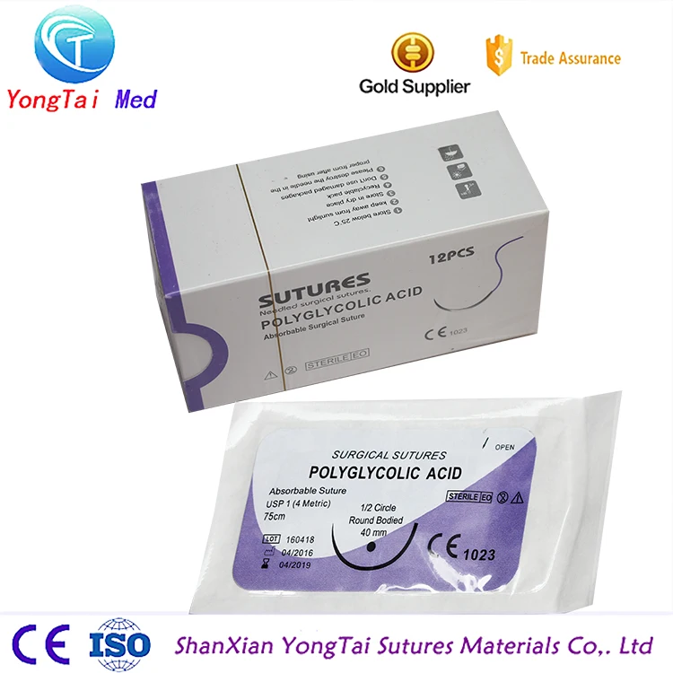 
Brand new non-absorbable 10/0 nylon surgical suture with high quality 