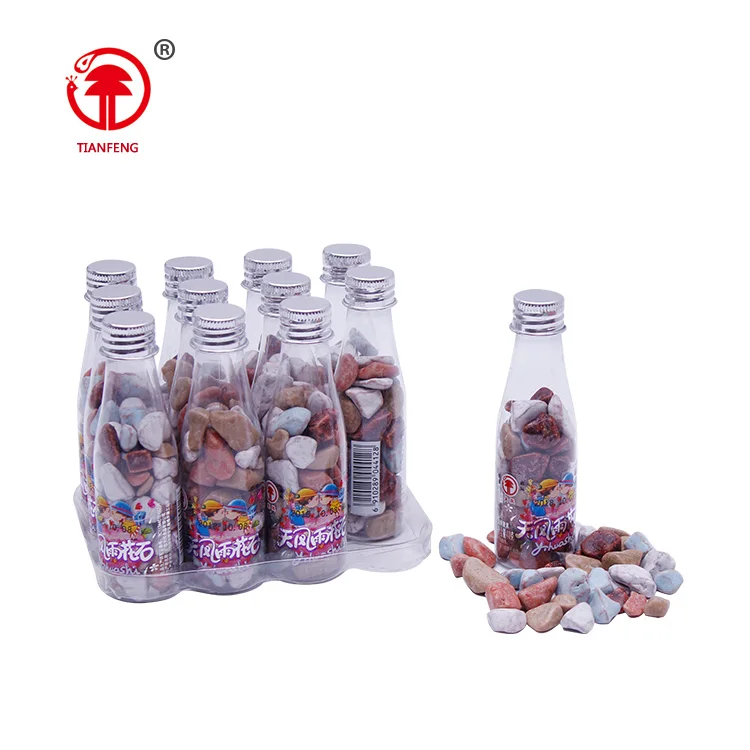 Fruit flavor 40g stone shape candy sweet candy with wishing packing