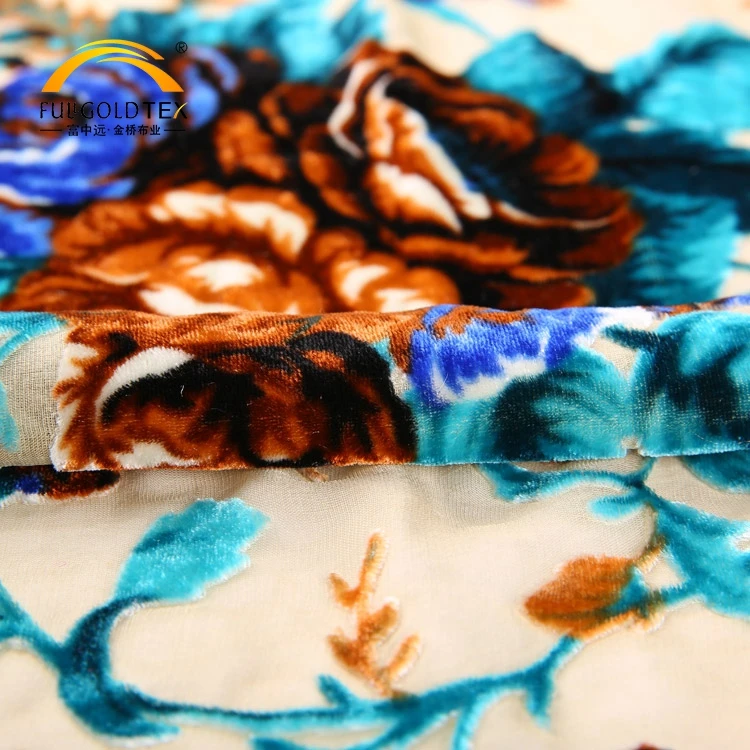 Fashion wholesale Jacquard meter chenille velvet dress cloth fabric