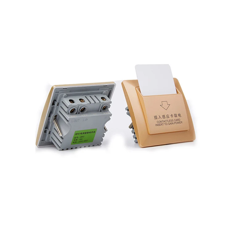 LoRa wireless Communication Insert RFID Card Energy Saving Power switch for Hotel