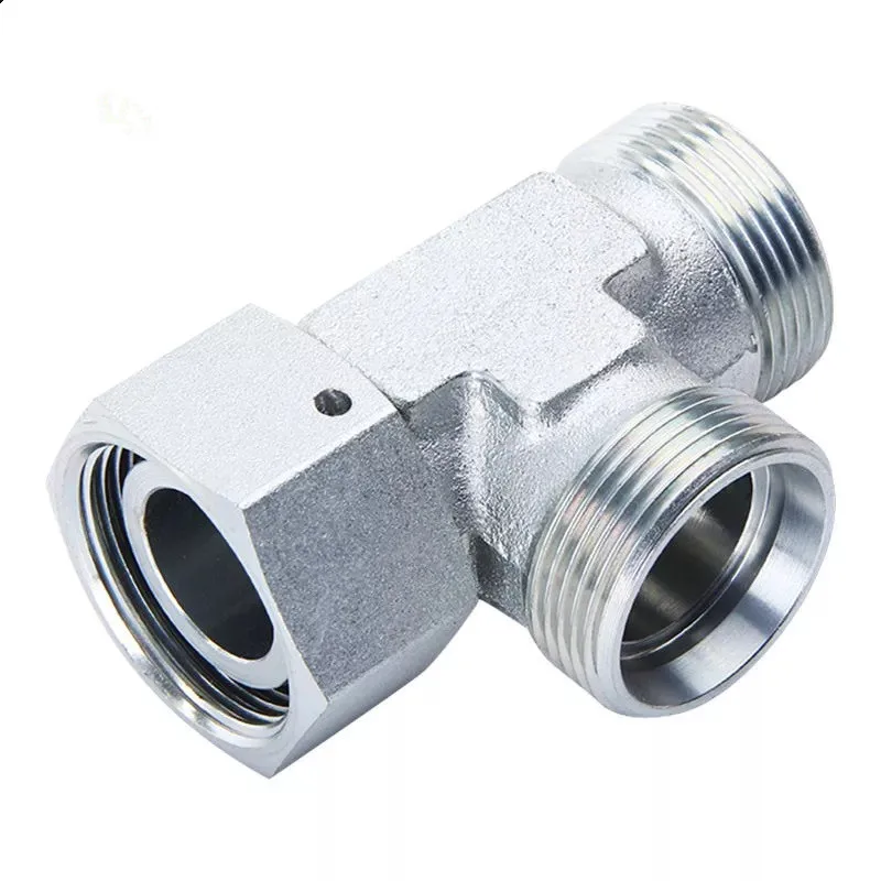 ASME ANSI B16.9 1/2'-48' Duplex 2205 1.4462 S32205 stainless steel threaded tee steel pipe fitting