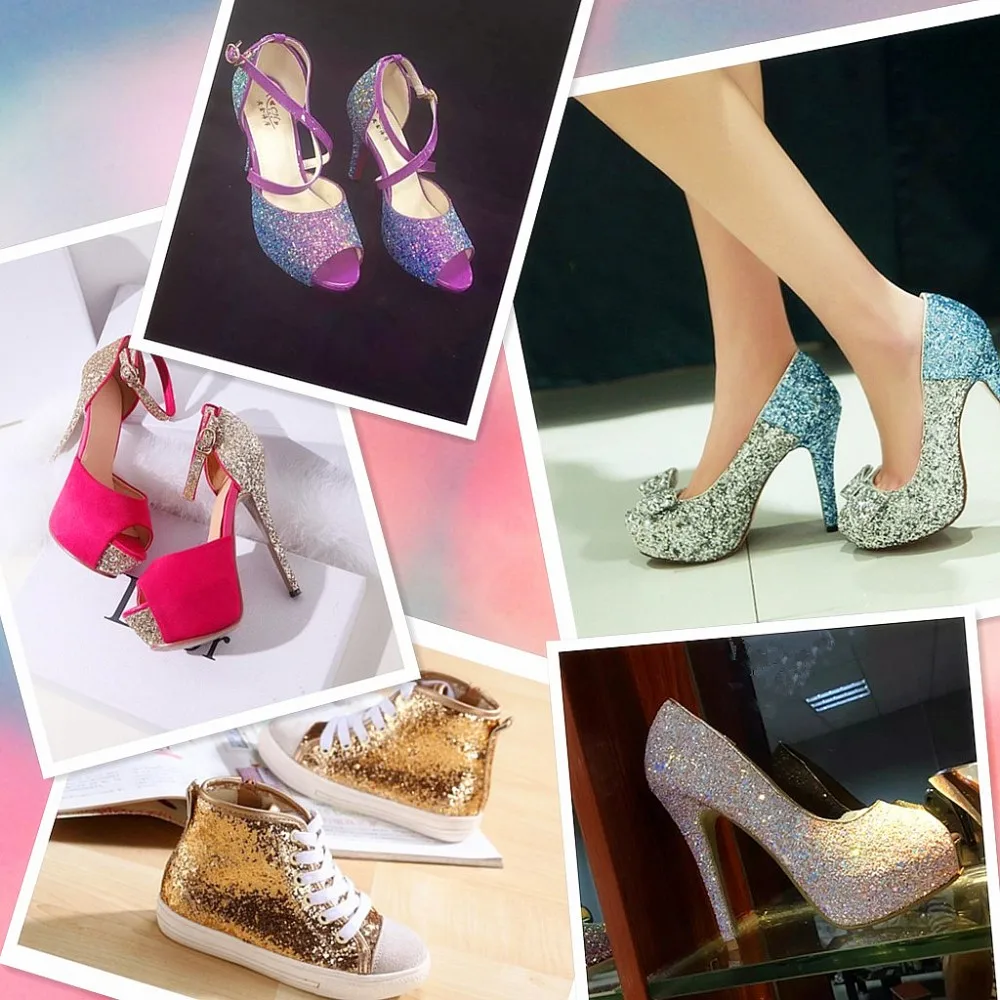 Red glitter powder for nail polish MG3205