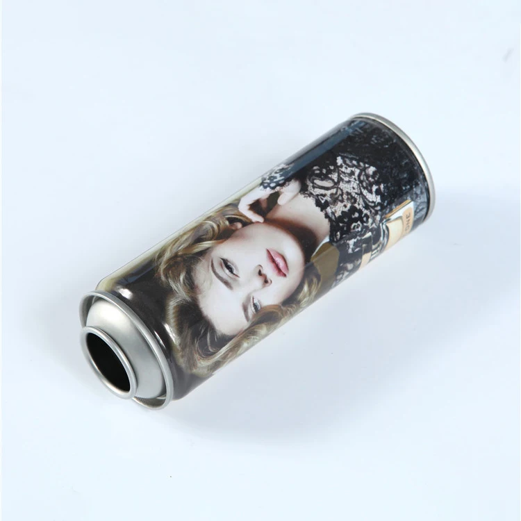 Aerosol Can Dimensions 65mm in Metal Effect/Transparent with Butane Gas Refill Aerosol Valve