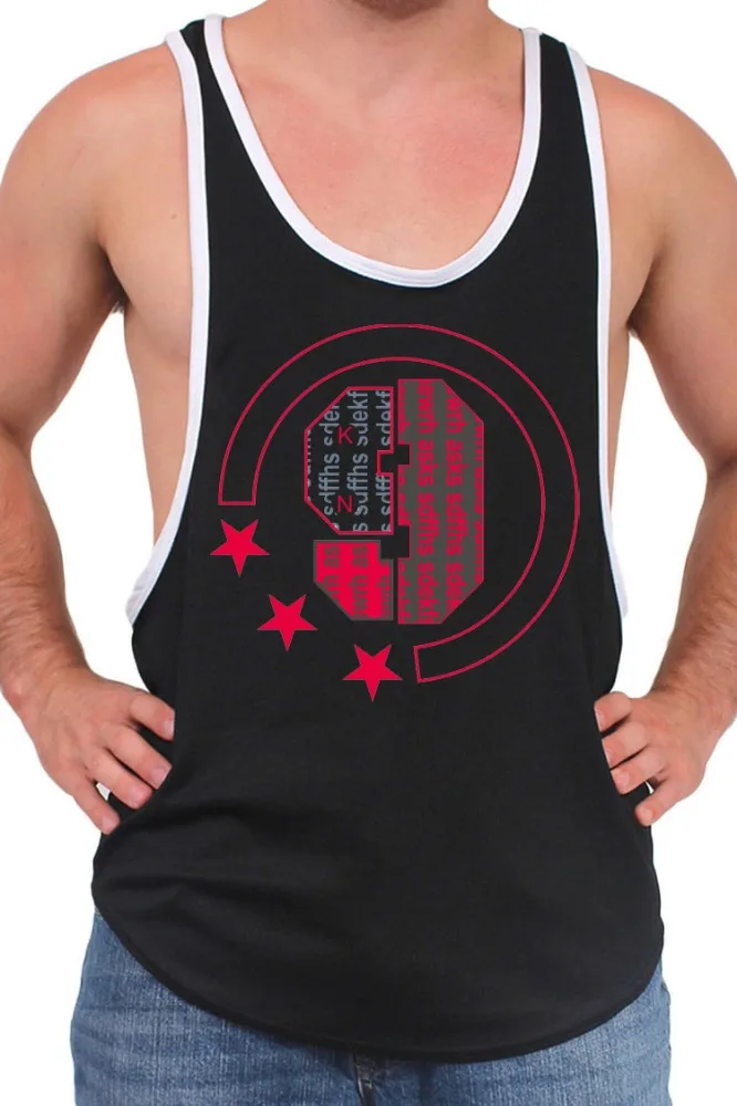  Профессиональный дизайн страйкбольный жилет бодибилдинг мужской Дешевый пользовательский Стрингер майка