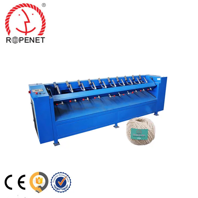 high speed jute twine  ball making machine