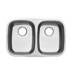 Hot sale low price sus304 double bowl stainless steel kitchen sink