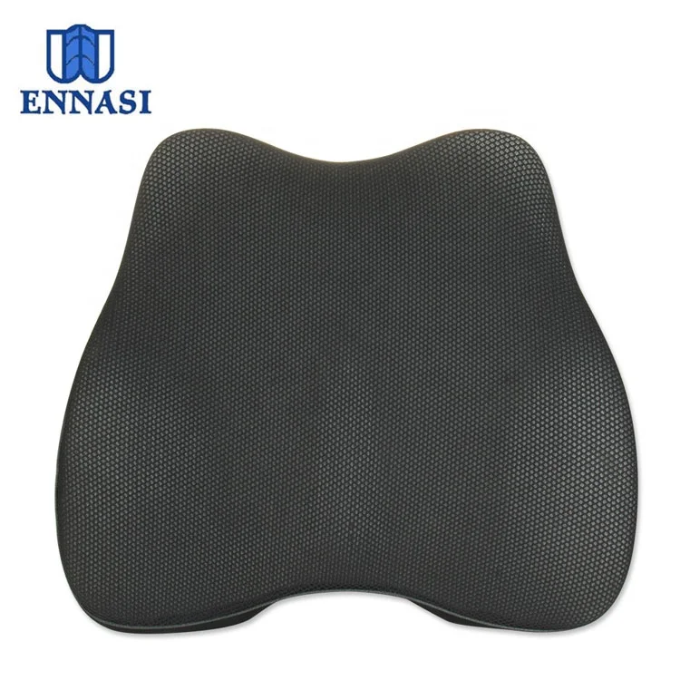 Newly Style Car Seat Office Chair Lumbar Pillow Memory Foam Full Back Pain Relieve Support Cushion with Adjustable Strap