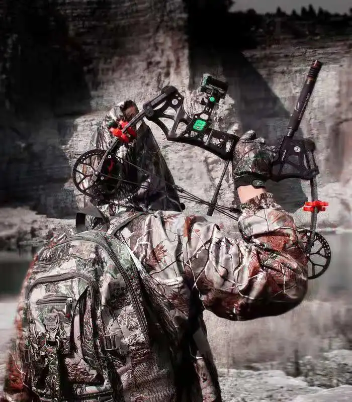 New design compound bow M109E Junxing archery both use steel ball and arrow for shooting