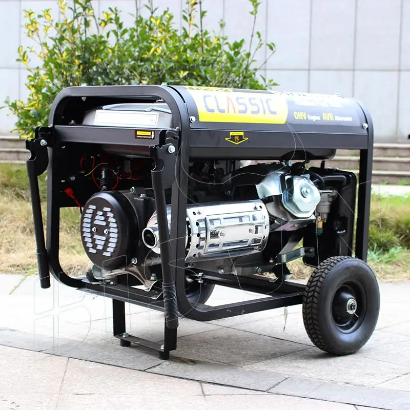 BISON 5KVA Biogas Power Generator Small Portable Gasoline Engine Generator for Sale