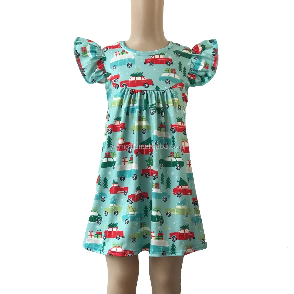 moli wholesale fox patterns pearl dress kids wear online summer baby dresses