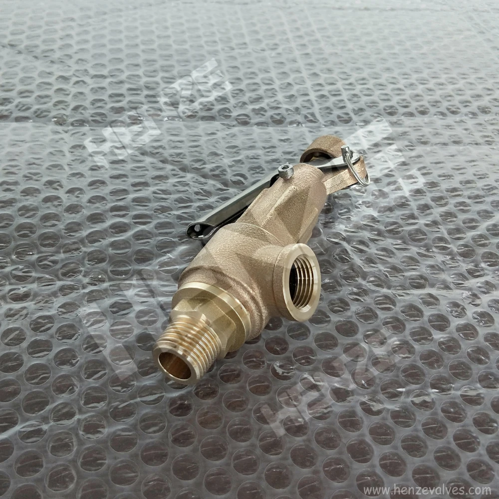 Бронзовый предохранительный клапан с рычагом BSP и NPT