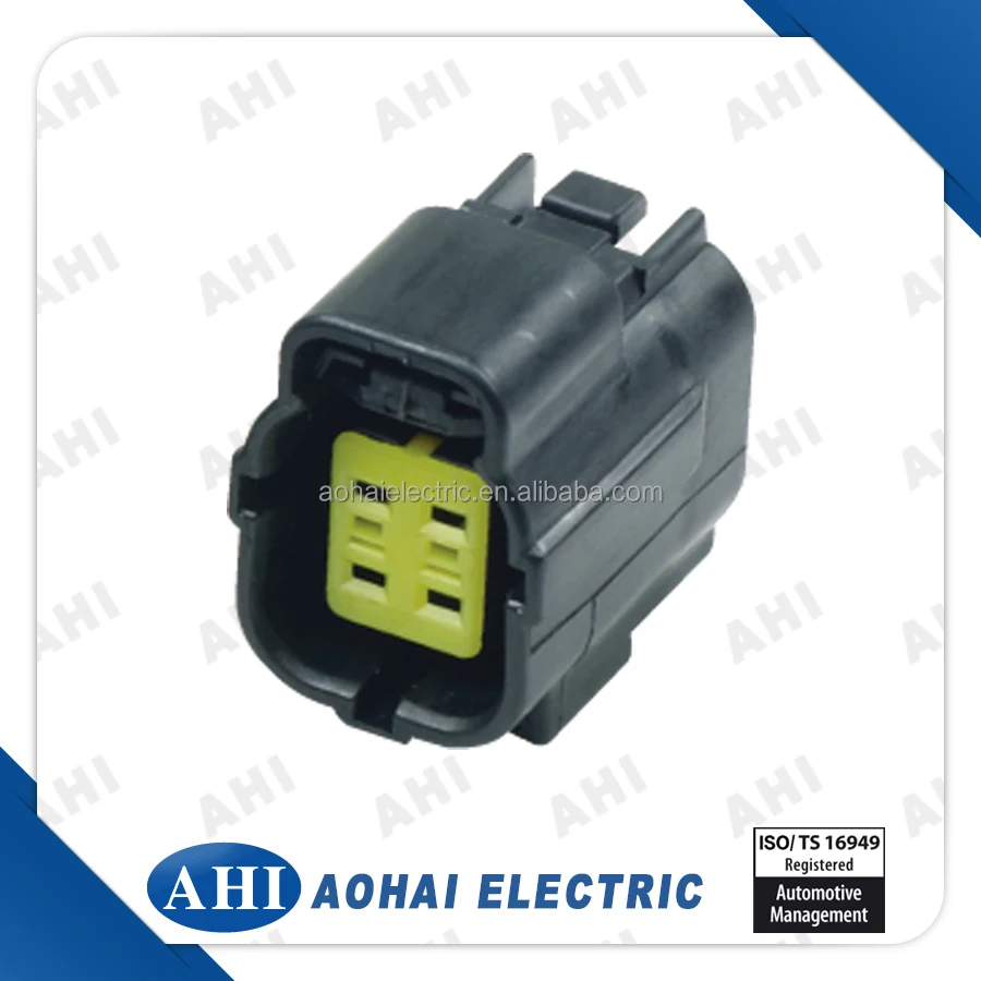 174257-2 4 полюса авто женский пластиковый электрический провод разъемы