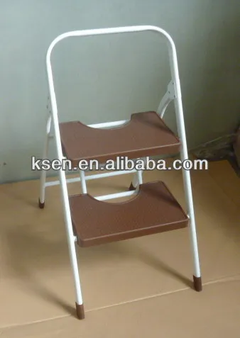 Household Aluminium Folding Ladder 7092AL-C with Ladder Stools Structure