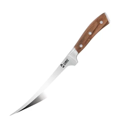 Stainless Steel Bone Cutting Fillet Fish Fillet Knife, 7 Inch Chicken Boning Knife Fish Knife