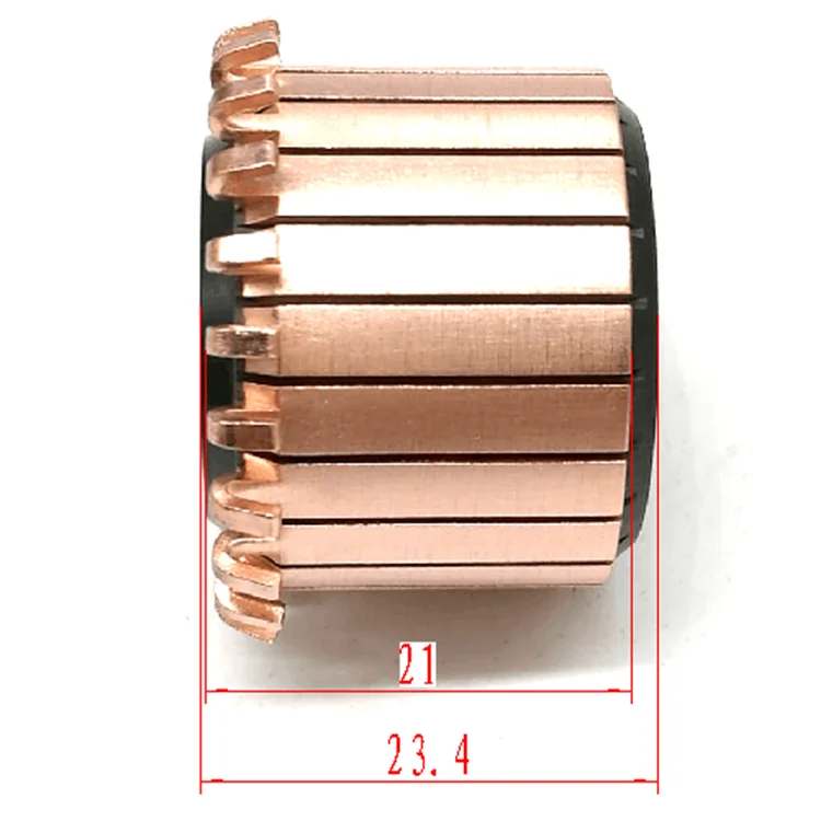 Коммутатор крюкового типа с 22 сегментами, OD28.55 * ID9.9 * H23.4, коммутатор для электроинструментов