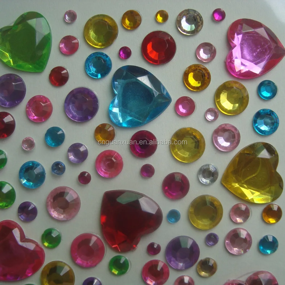 diamond adhesive 3d rhinestone sticker for scrapbook decorative