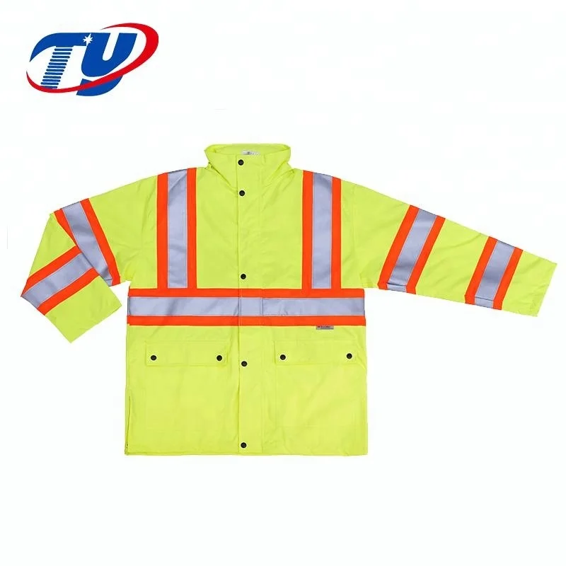 Customized high visibility motorcycle jacket