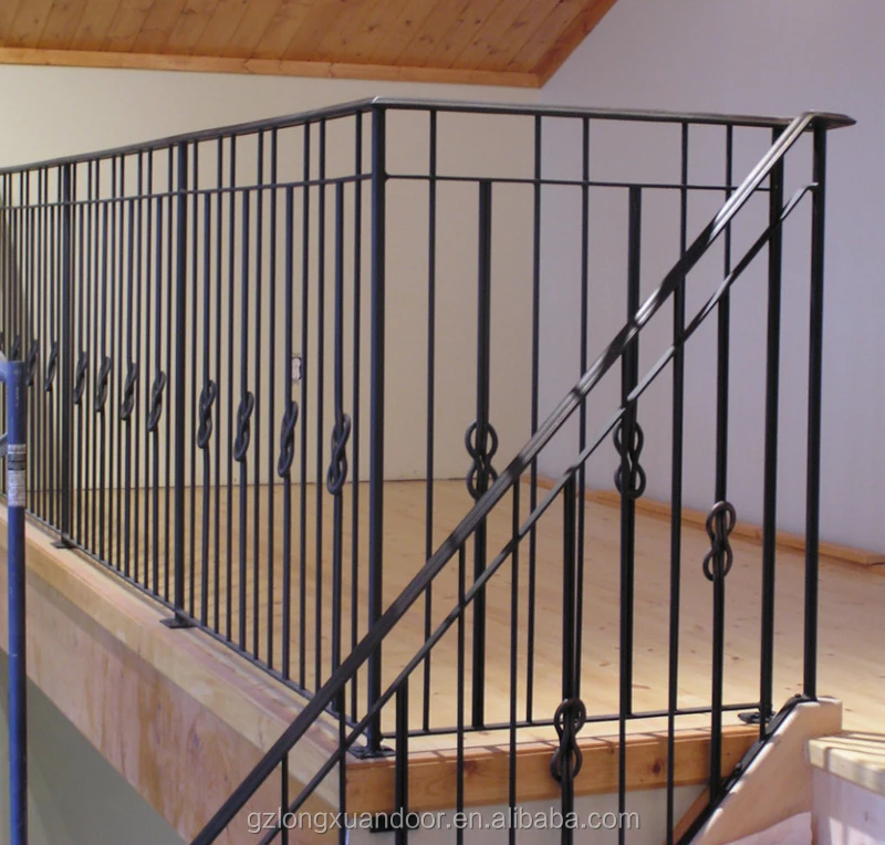 Cheap  wrought iron handrail railing balustrade made in China