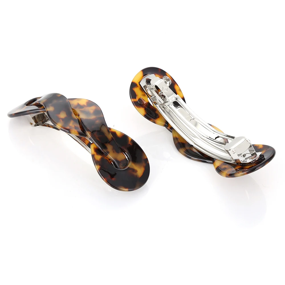 Metal acetates big hair clips barrettes for long thick hair women girls ladies decorations barrettes