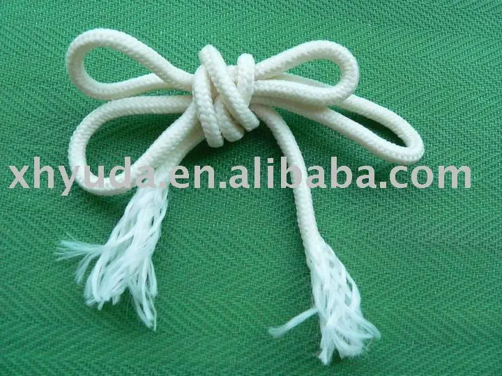 Twisted double braided polyester rope