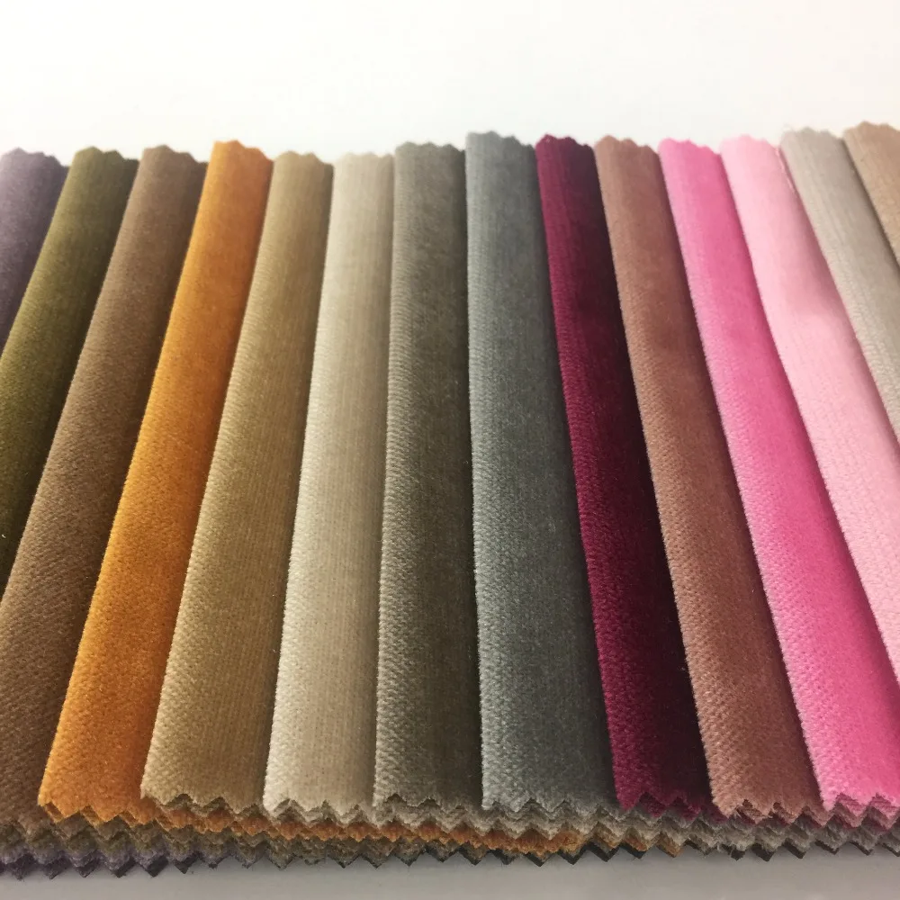 100% Polyester Shining Korean Crushed Velvet Fabric For Home Textile Garment Sofa