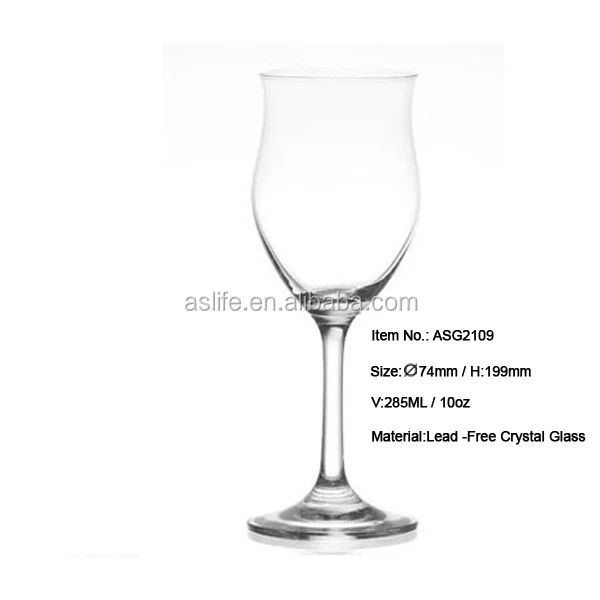 
Bohemia Flower Tulip Shaped Lead Free Wine Glass For Dry Wine/Rose Wine/Sweet Wine,10oz Havana Club Lead Free Drinking Glasses 
