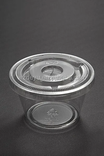 
hot sale jelly disposable plastic cup sauce jam taste drinking cup 
