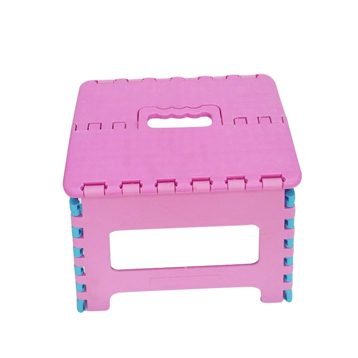 Factory Wholesale Outdoor Light Weight Plastic Folding Step Stool