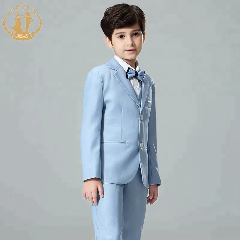 NEW ARRIVAL! 2020 Fashion Nimble Spring And Summer Formal  3 Pcs Kids Suit For Boys Wedding Suit
