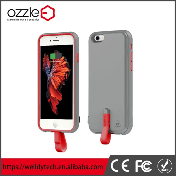 Оптовая 3000 мАч емкость открытый portable power bank аккумуляторная батарея зарядное устройство кейс для iphone