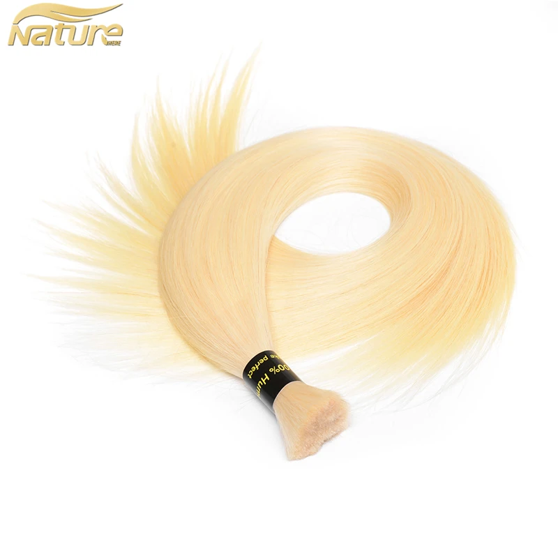 
7A Brazilian Human Hair No Attachment,human braiding hair,straight virgin brazilian hair bulk braiding 