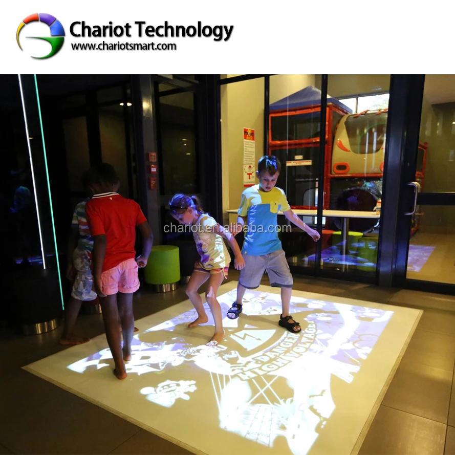 2023 New Type Augmented Reality Games Interactive Floor Projector System for Park