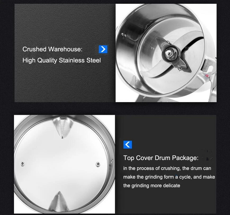 Микро-переключатель CE мельница для лекарств порошок Трава Специи мельница