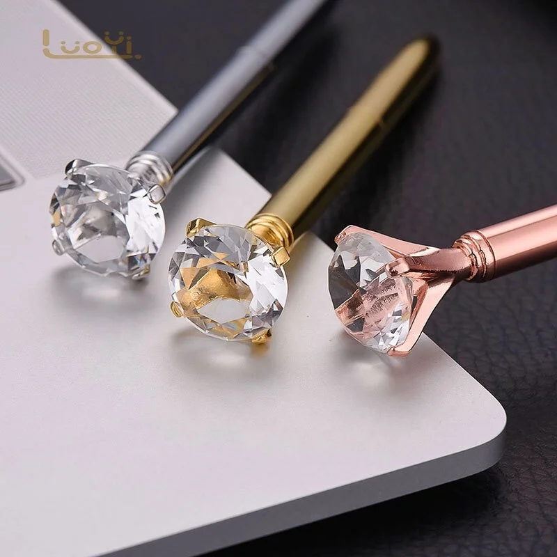High quality big diamond ball pen crystal ball pen for gift promotion