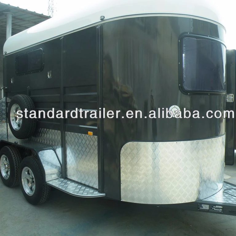 
deluxe horse float for 2 horse straight load 