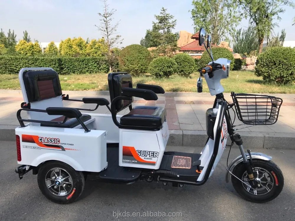 Лидер продаж, 3 трицикл трехколесный грузовой погрузчик 48В одиночный сиденья трехколесный велосипед Электрический трехколесный велосипед для людей с ограниченными возможностями и пожилыми людьми