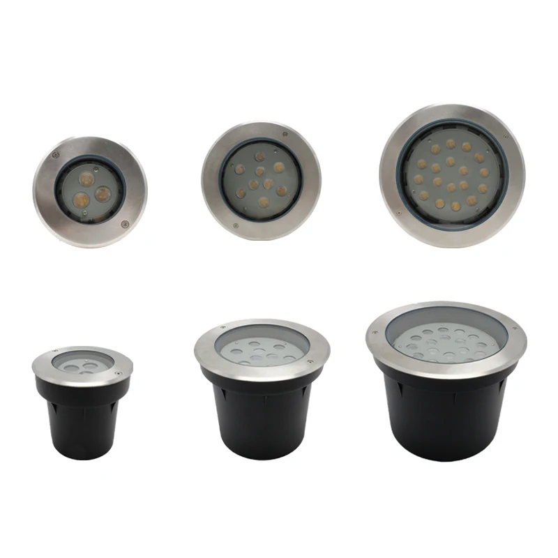 Adjustable Angle  LED Inground Light 3W 6W 9W 12W 18W 24W 36W IP65 Waterproof Underground Light