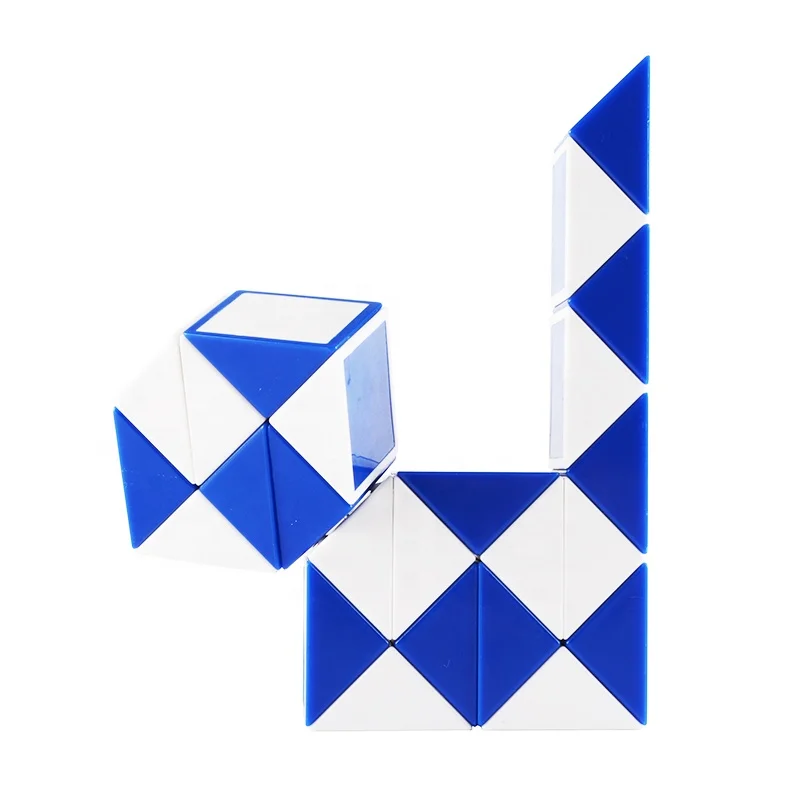 24 pcs 41.6x2.5x1.8cm intelligent puzzle toys snake cube for children